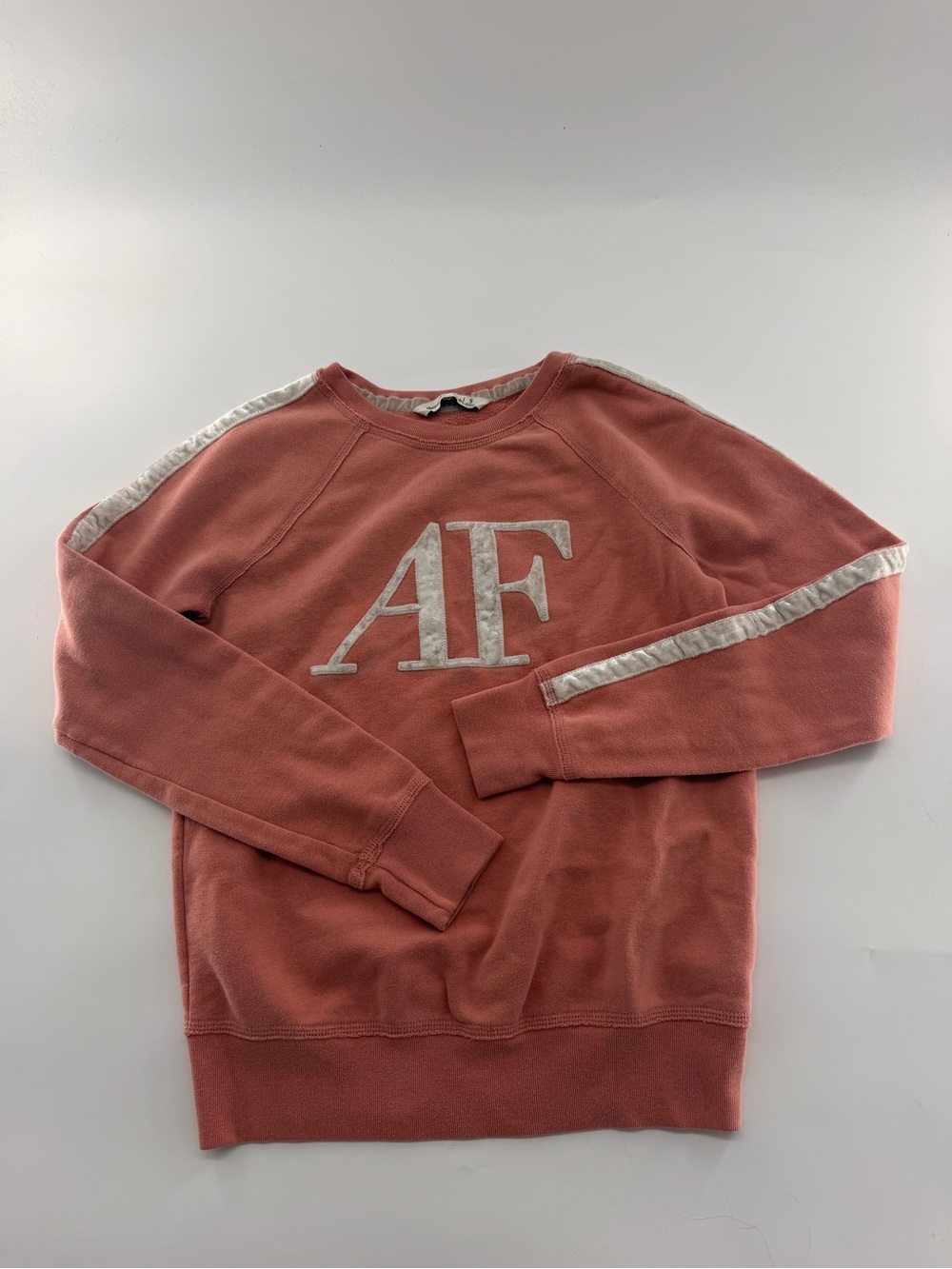 Abercrombie & Fitch AF Peach Pink Crewneck Women’s Small Pullover Sweatshirt Top
